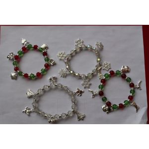 2013 latest and hot sell christmas bracelets / gold plated metal casting jewelry