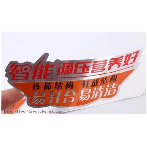 Personalised CMYK Printing Self Adhesive Packaging Sticker Labels Eco Friendly