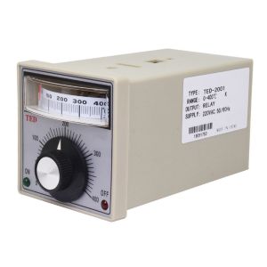 TED-2001 72*72mm 0-400 Celsius Manual Pointer temperature controller adjustable