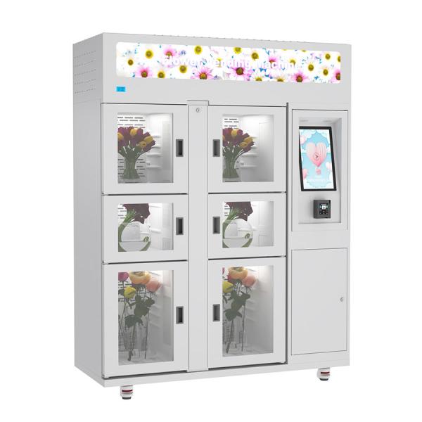 Buy Smart Vase Refrigerated Flower Vending Machine Locker For Europe at wholesale prices