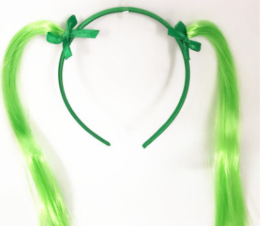 New Irish Halloween headgear, green clover headband, stage show, party dress up.
