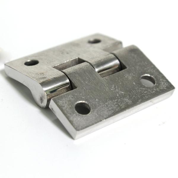 180 Degree Stainless Steel Heavy Duty Hinges 5*5cm For Industiral Machine