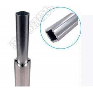 Outer Connector 6063-T5 28mm 19mm Aluminum Pipe Joints