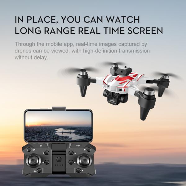 2.4G Frequency K12 Max Drone Wifi FPV RC Drones with Remote Control Video Quadcopter Toy and Three Pro 4K HD Camera