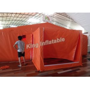 Orange Custom PVC 8*6 M Giant Inflatable Tents For Event Or Warehouse
