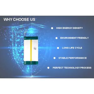 3.7V 20mAh Li Ion Polymer Rechargeable Battery Ultra Thin