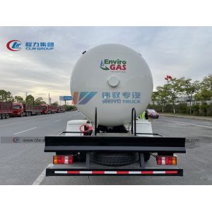 4700mm Q345R Carbon Steel 15m3 Propane Tank Truck LPG Bobtails