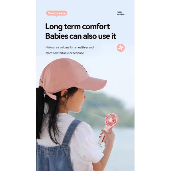 Hand Held Spray Fan Portable Mini Charging Spray Humidification Gift Handheld Small Fan