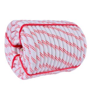 Nylon Rock Climbing Rappelling Rope 12mm Static Rope Outdoor Use