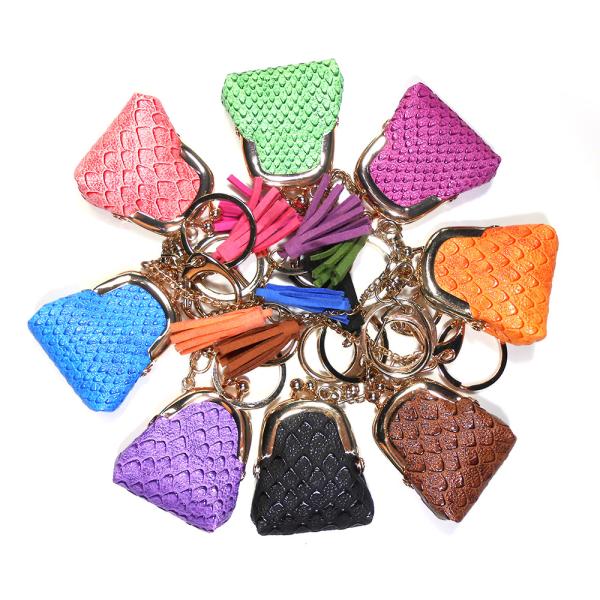 Buy ODM Snakeskin Custom Leather Keychain With Antique Brass Plating at wholesale prices