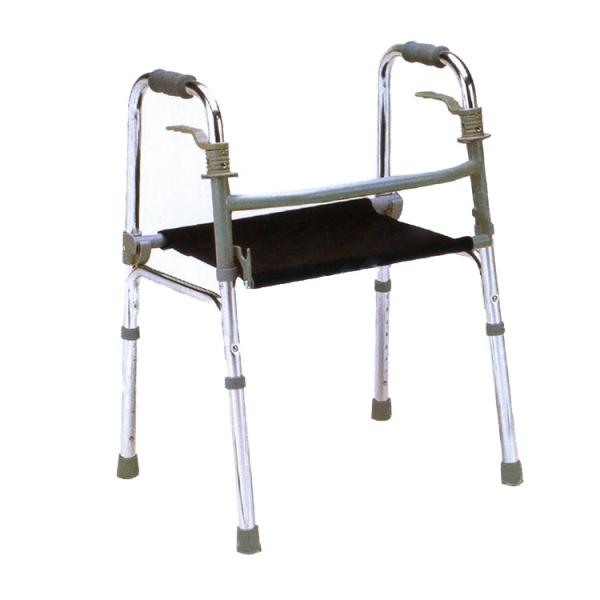 Buy Mobility Walking Aids Foldable Rollator Walker Aluminum Alloy Frame at wholesale prices