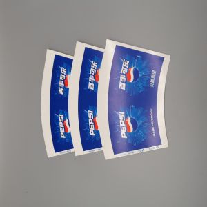 Printing PE Coated Paper Cup Fan for Hot and Cold Drinks Custom Design and