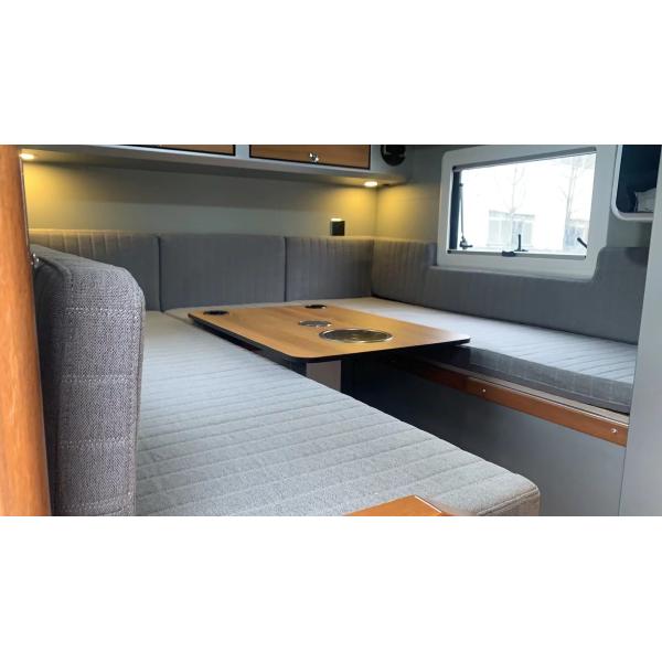 White Small Off Road Camper Caravan 1500kg 2 Bedrooms For Outdoor Family Touring