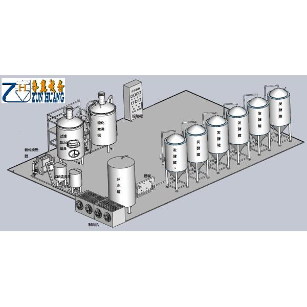 beer brewing equipment for micro brewery with CE and ISO