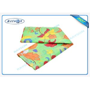 60g Blue And White Spun bond Polypropylene Non Woven Fabric Flat Water Smooth