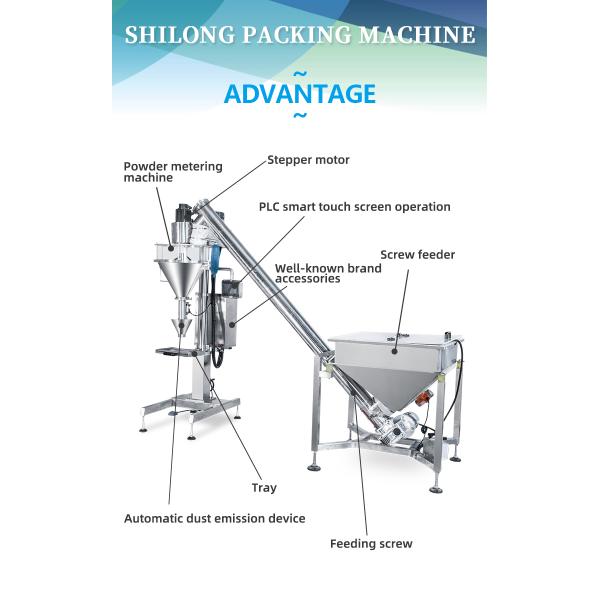 5kg 500mm Washing Powder Semi Auto Powder Filling Machine 15packs/ Min