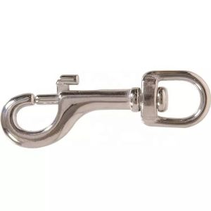 Polished Stainless Steel 316 Double Ended Bolt Snap Hook for OEM Acceptance and