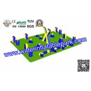 Quality Exciting Inflatable Paintball Games Fireproof Tarpaulin CE / UL / CCC for sale