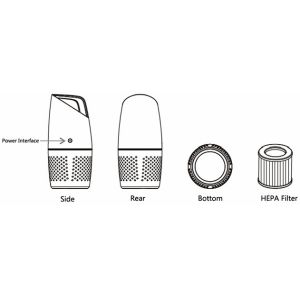 Portable air purifier/ Car air puriifer