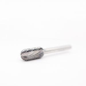 SC-1 carbide Burr 1/4" × 5/8" With 1/4" Shank Dia. Ball Nosed Cylinder Carbide