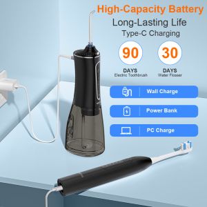 Dental Cordless Advanced Electric Oral Irrigator Portable Cleaning Water Flosser