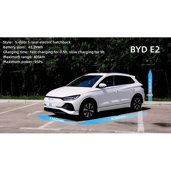 Left Steering Byd E2 2023 Energy Vehicle with 405Km Range and 0.5hour Fast Charging Time
