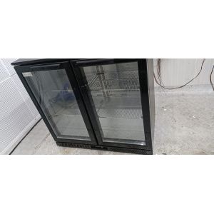2 Glass Doors Counter Top Display Beer Cooler