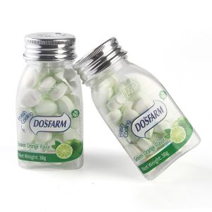 38 Grams Healthy Hard Candy Without Sugar Fruit Flavor Packed In Bottle