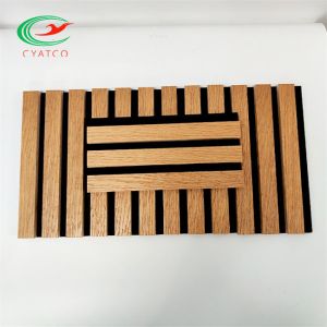 OEM Solid Wood Acoustic Wall Panels Mildewproof Eco Friendly