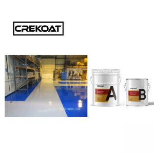 Quality Adhesion Water Based Epoxy Floor Paint Low VOC Epoxy Floor Top Coat Low Odor for sale