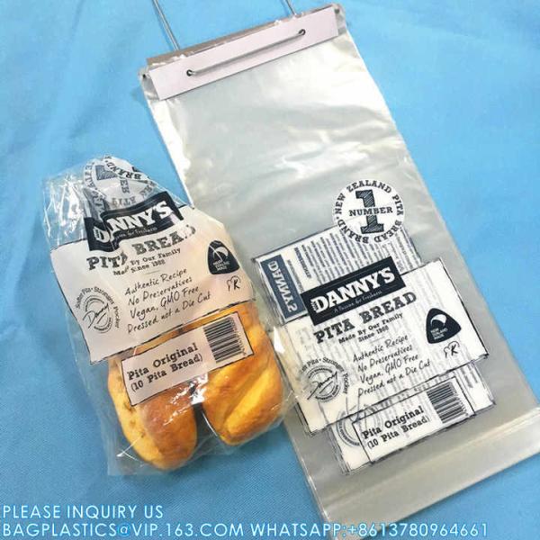 Eco-friendly Customized Print Clear Food Grade Micro Perforation Bag vegetable packing bags, Packaging Bread Bag