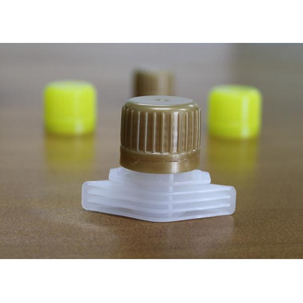 1mm Thickness Plastic Spout Caps Combine With Flexible Packaging Granules Bags