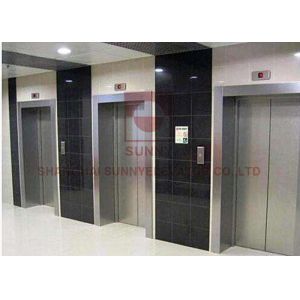 1600kg Passenger Machine Roomless Elevator With Stainless Steel Hairline /