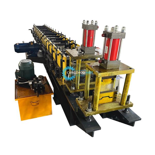 PLC Control Hydraulic Mold Cutting T Profile V Shape Fence Steel Making Roll