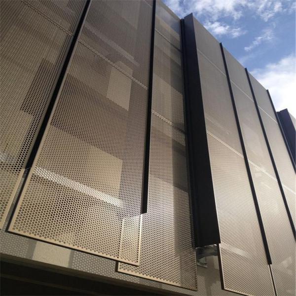 Buy Desgined metal screen Exterior Perforated Aluminum Wall Facade Panel for Building at wholesale prices