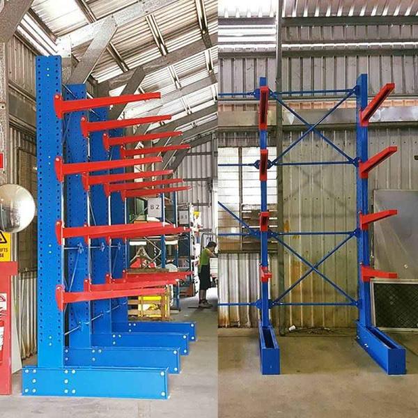 3000KG Cantilever Steel Storage Racks For Timber