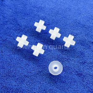 Customization 1200c High Temperature Sealing Quartz Heating Tube With Flange