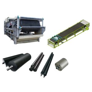 PLC Control Vacuum Belt Filter Continously Operation Sludge Treatment Filtration