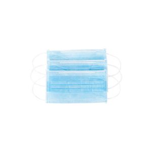 Adjustable Nose Disposable Blue Earloop Face Mask One Time Use