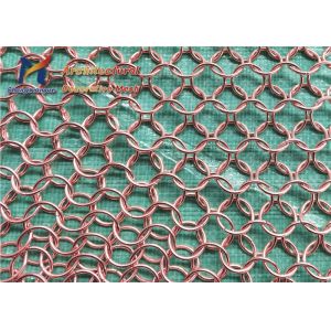 316L Stainless Steel Chainmail Curtain 1.5mm 30mm Wire Mesh