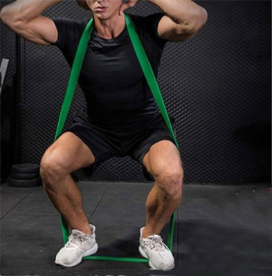 Durable Environmental Resistance Loop Band , Home Gym Resistance Bands For Legs