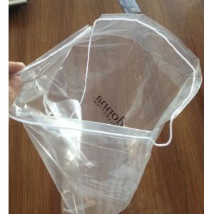 Commercial Biodegradable Laundry Bags Hotel Drawstring Printed Bagease Package
