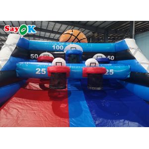 Inflatable Basketball Game 4x4x3mH Tarpaulin Inflatable Sports Games Kids