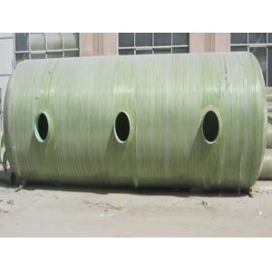 Underground FRP Fiberglass Septic Tank Various Capacity Customized Finished FRP