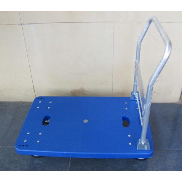 Buy logistic centra foldable plastic trolley with blue / grey , capacity 150kg at wholesale prices