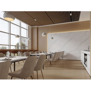 Matt White Sintered Stone Slab 1420x2700mm AAA Grade