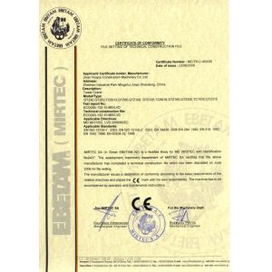 Jinan Avitt International Trade Co., Ltd-HYCM Tower Crane Certifications
