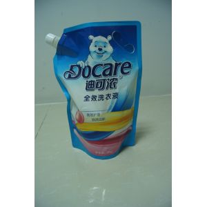 Stand Up Spout Pouch Packaging For Honey / Juice Spout Bag / Liquid Packing Bag