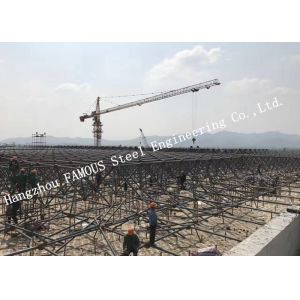 Industrial Prefab Steel Buildings With Hot Dipped Galvanized Surface Treatment