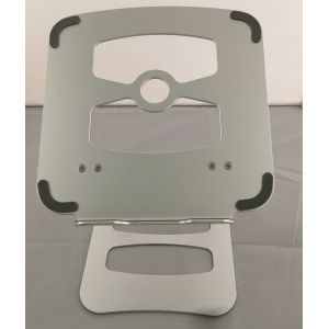 Silver Anodic oxidizing Metal Laptop Stand Tablet Desk Holder 238*250*3MM